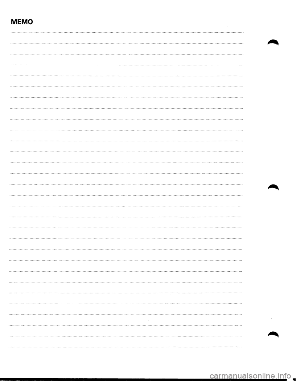 ISUZU TROOPER 1995 Workshop Manual MEMO ISUZU TROOPER 1995 Workshop Manual MEMO