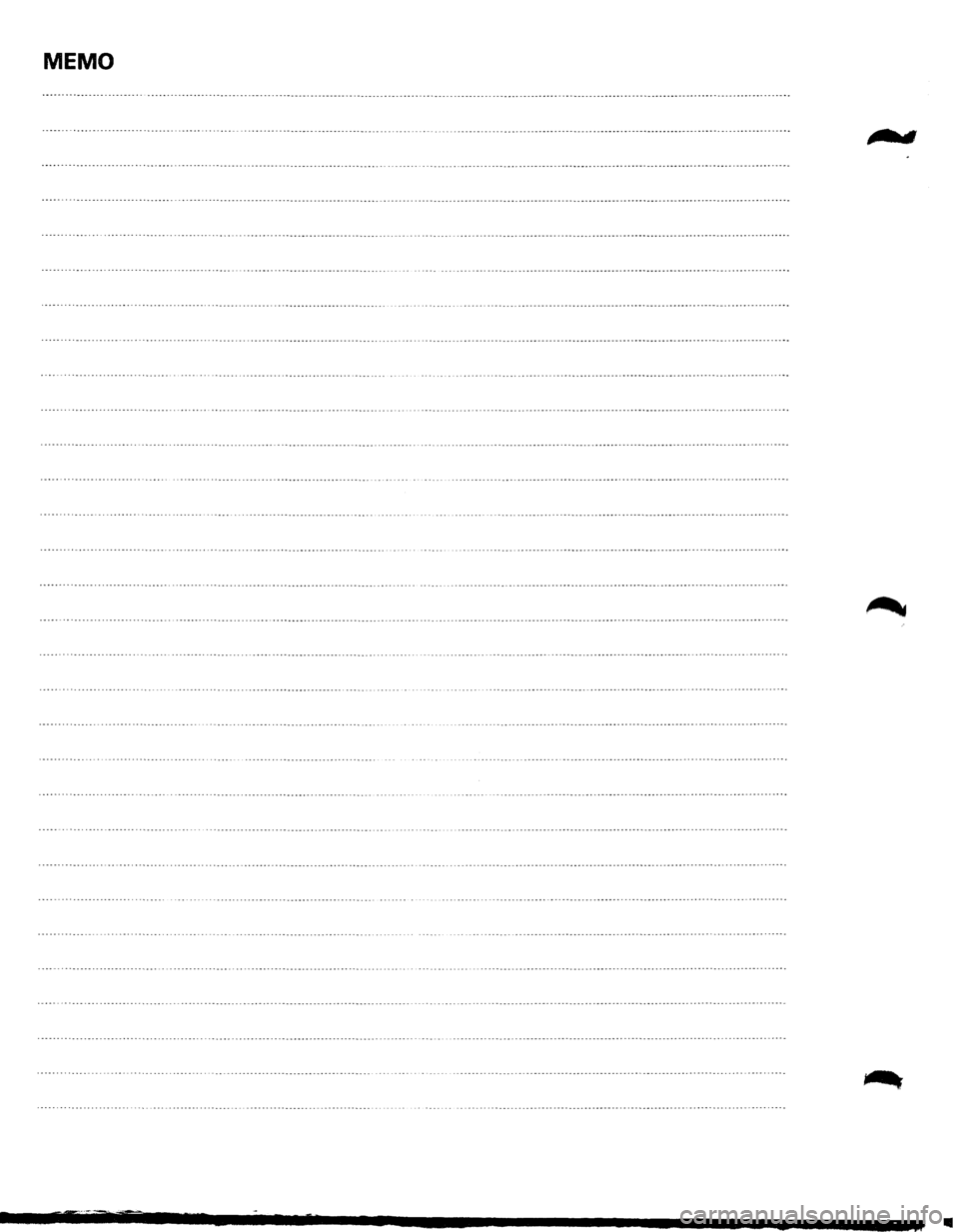 ISUZU TROOPER 1995 Workshop Manual MEMO ISUZU TROOPER 1995 Workshop Manual MEMO