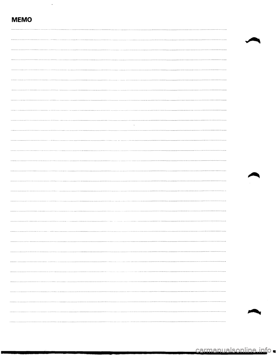 ISUZU TROOPER 1995 Workshop Manual MEMO ISUZU TROOPER 1995 Workshop Manual MEMO