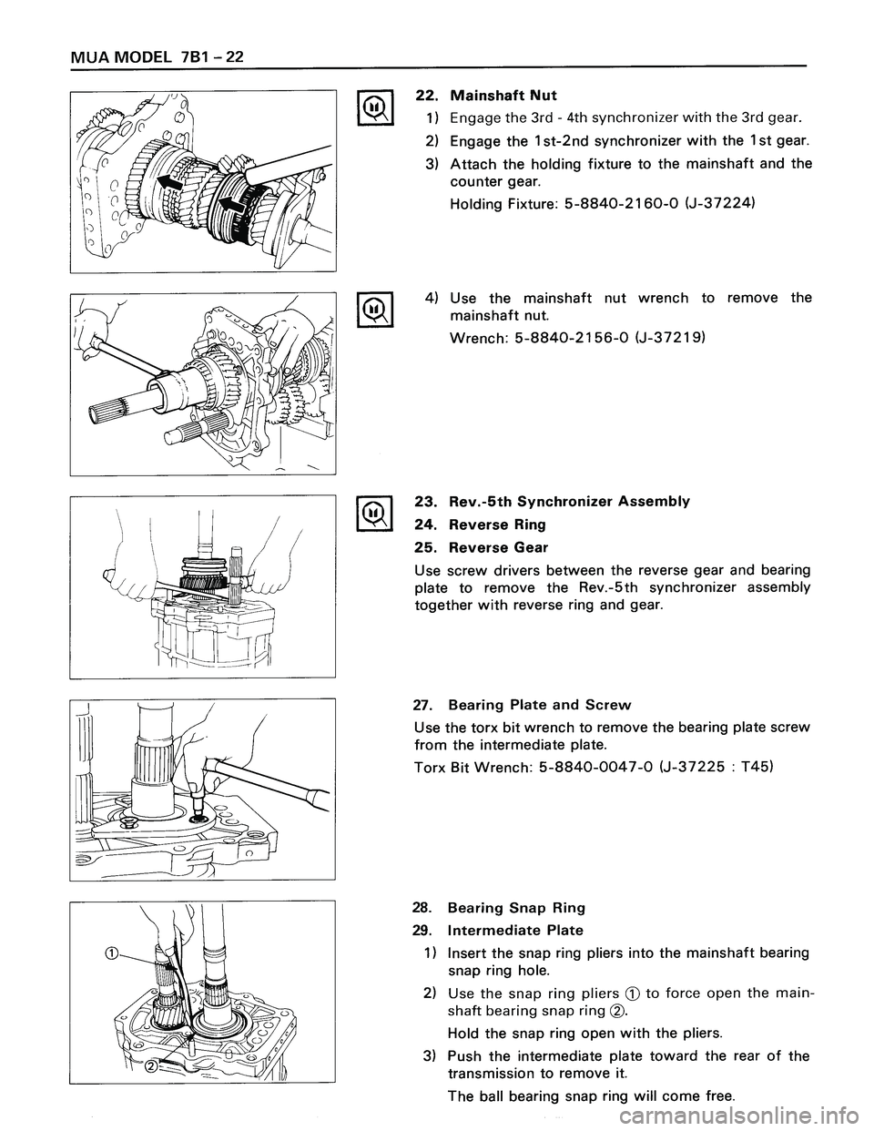 ISUZU TROOPER 1998  Service Repair Manual 
