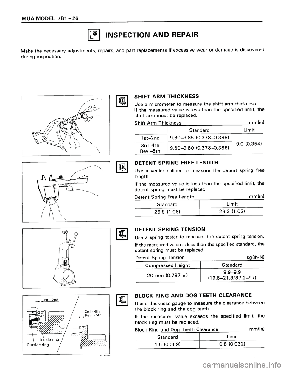 ISUZU TROOPER 1998  Service Repair Manual 