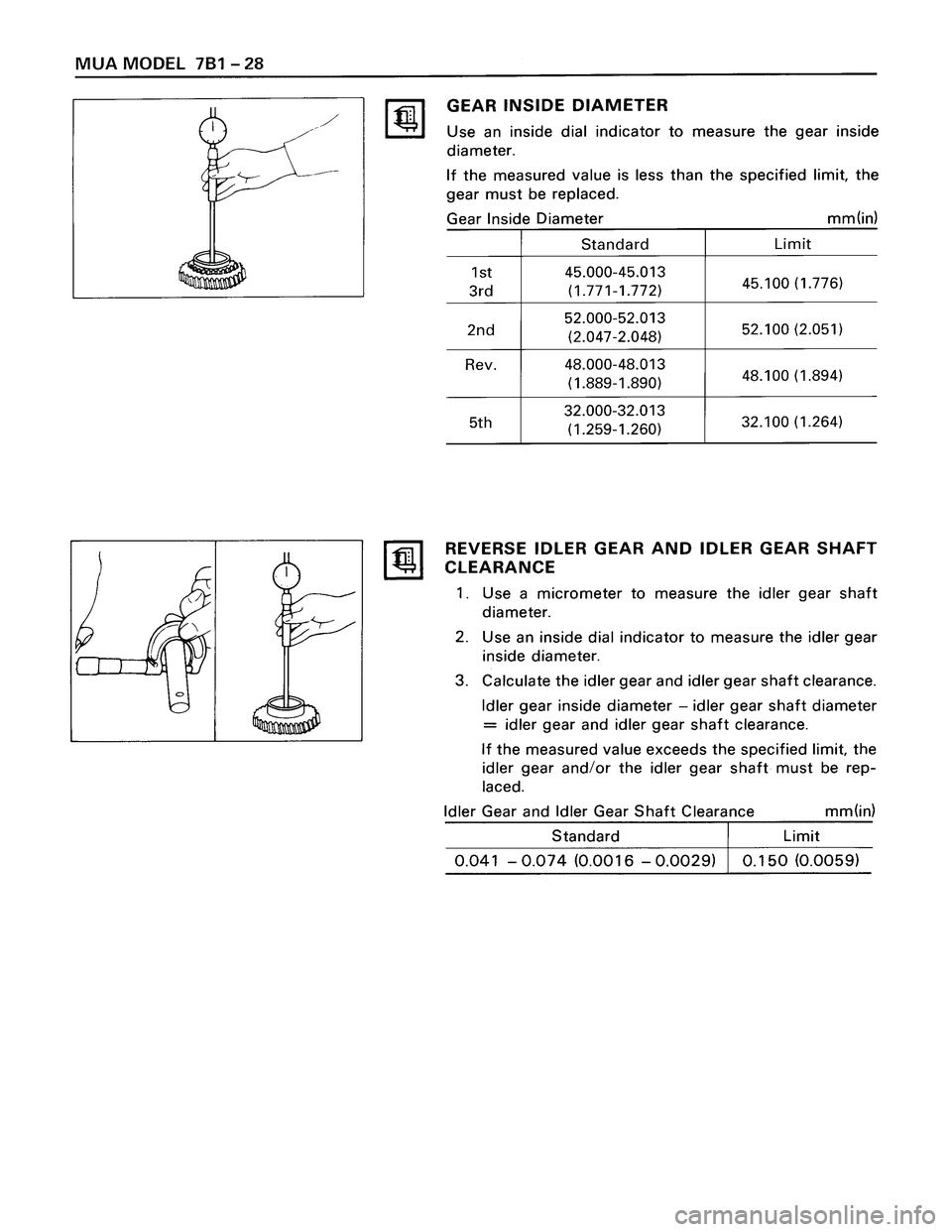 ISUZU TROOPER 1998  Service Repair Manual 