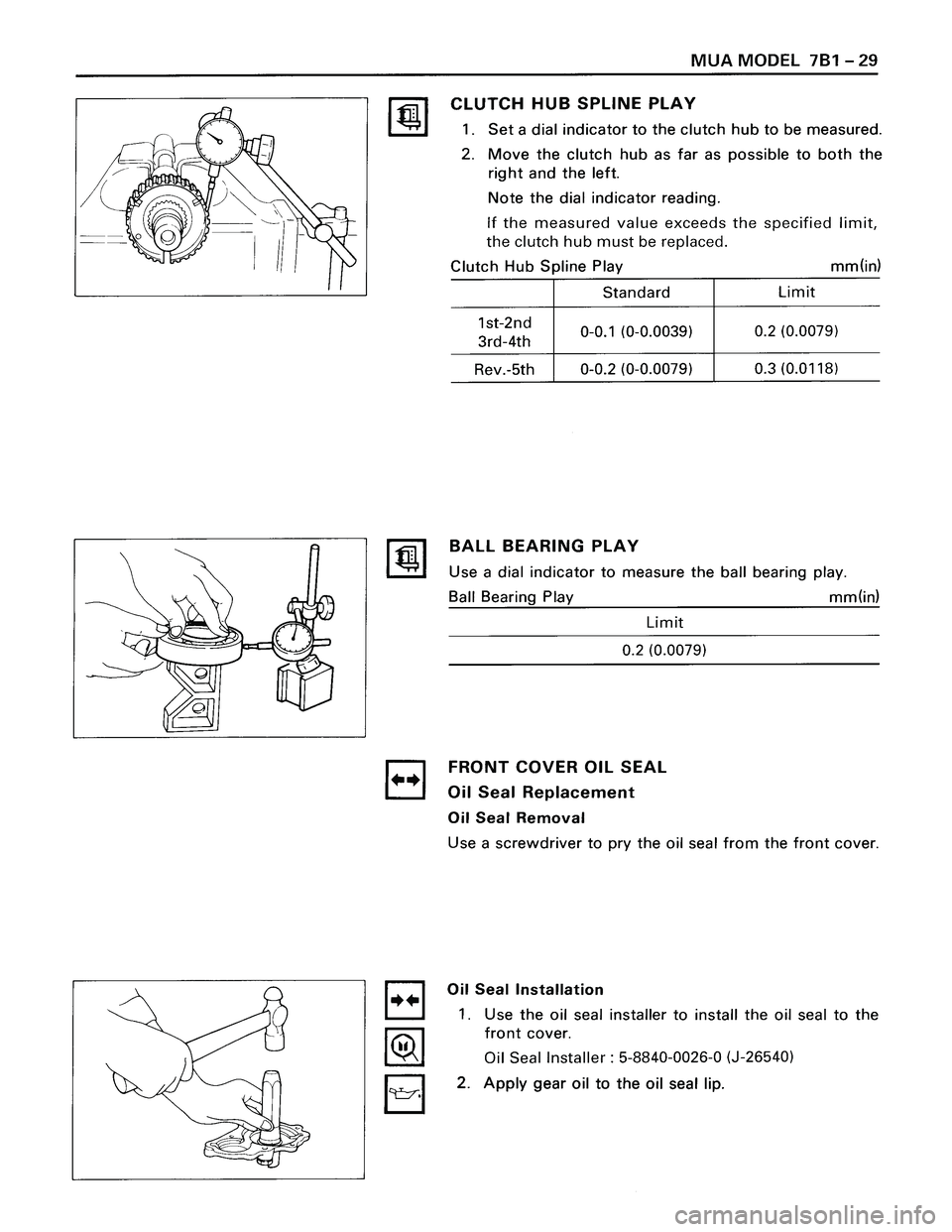 ISUZU TROOPER 1998  Service Repair Manual 