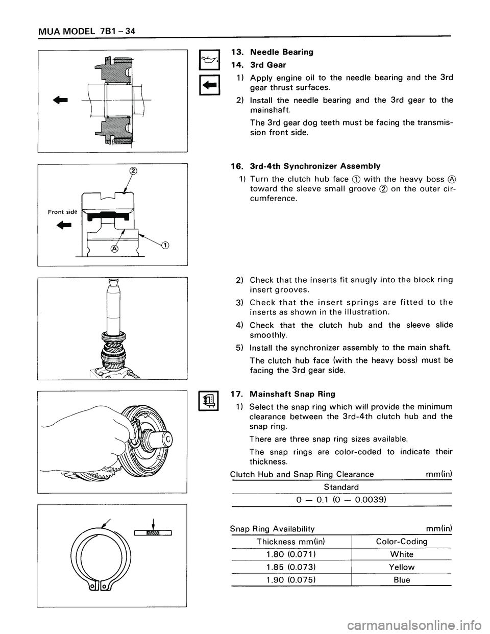 ISUZU TROOPER 1998  Service Repair Manual 