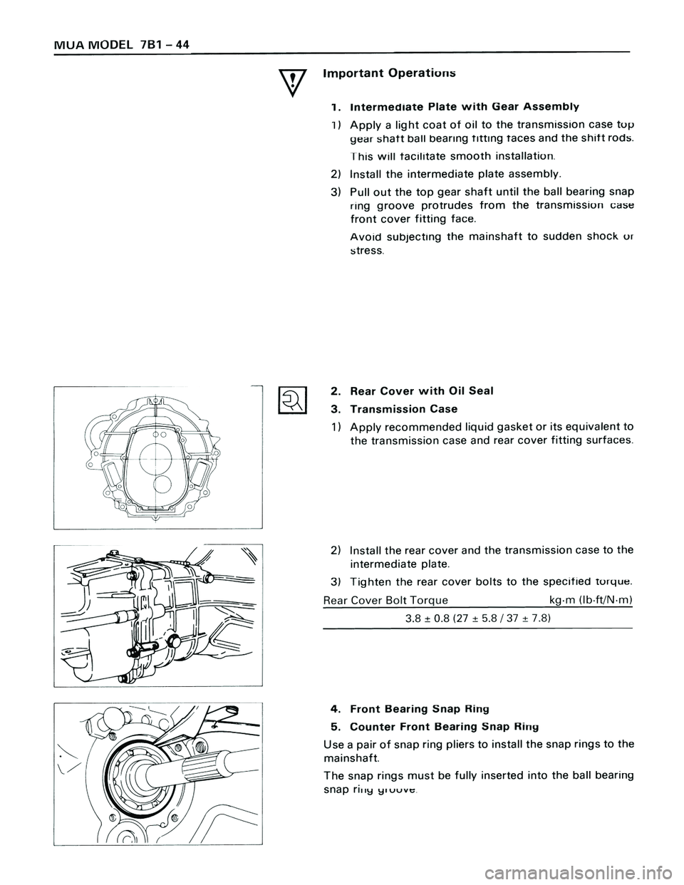 ISUZU TROOPER 1998  Service Repair Manual 