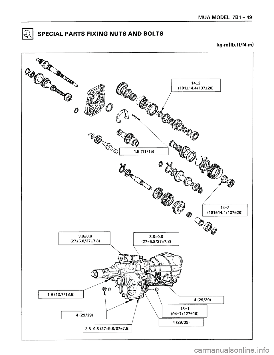 ISUZU TROOPER 1998  Service Repair Manual 