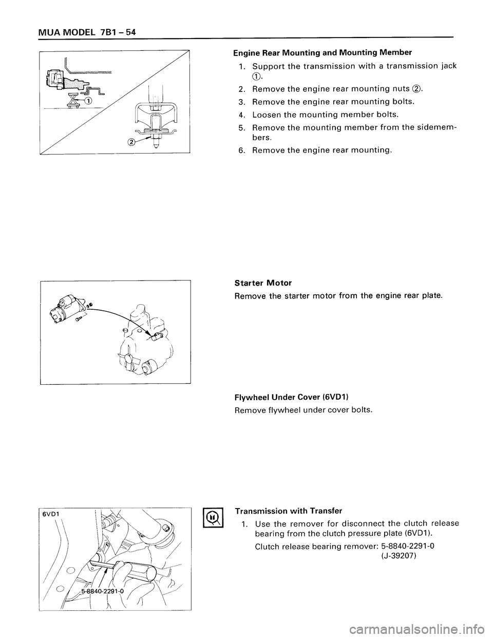 ISUZU TROOPER 1998  Service Repair Manual 