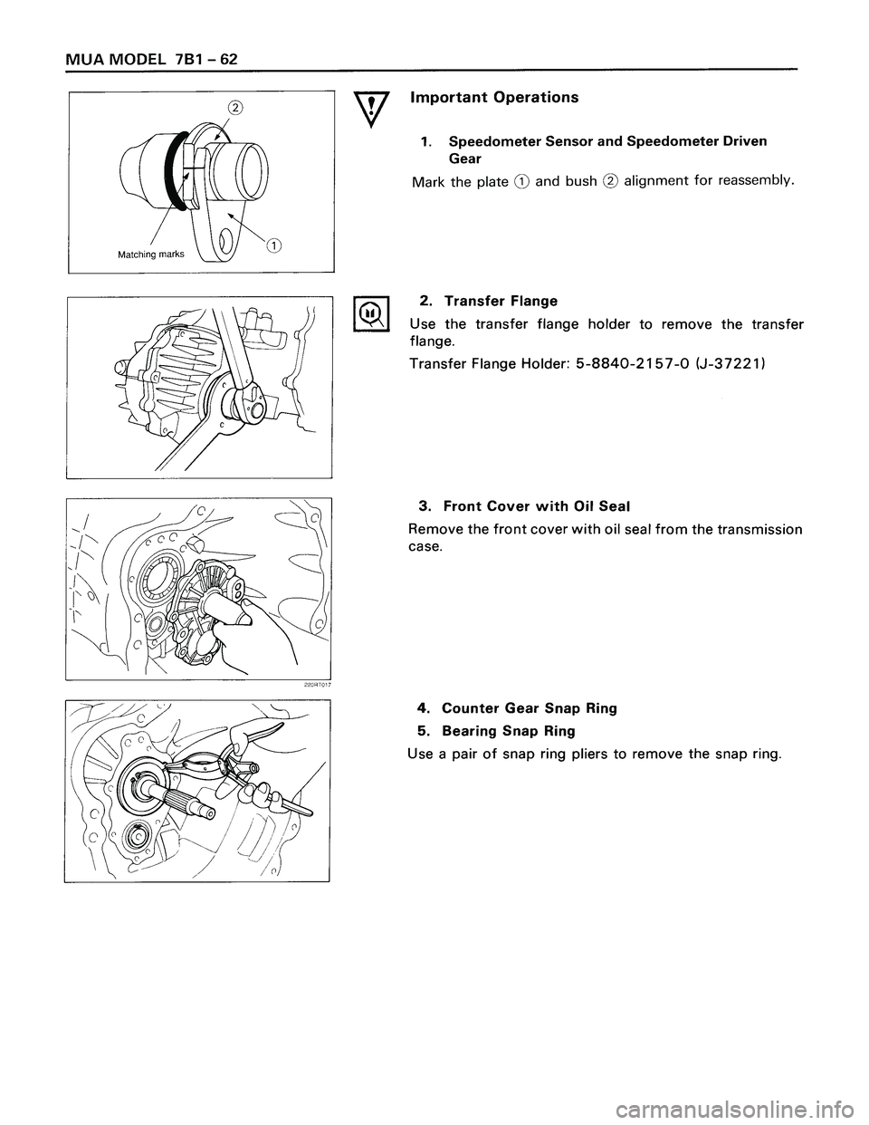 ISUZU TROOPER 1998  Service Repair Manual 