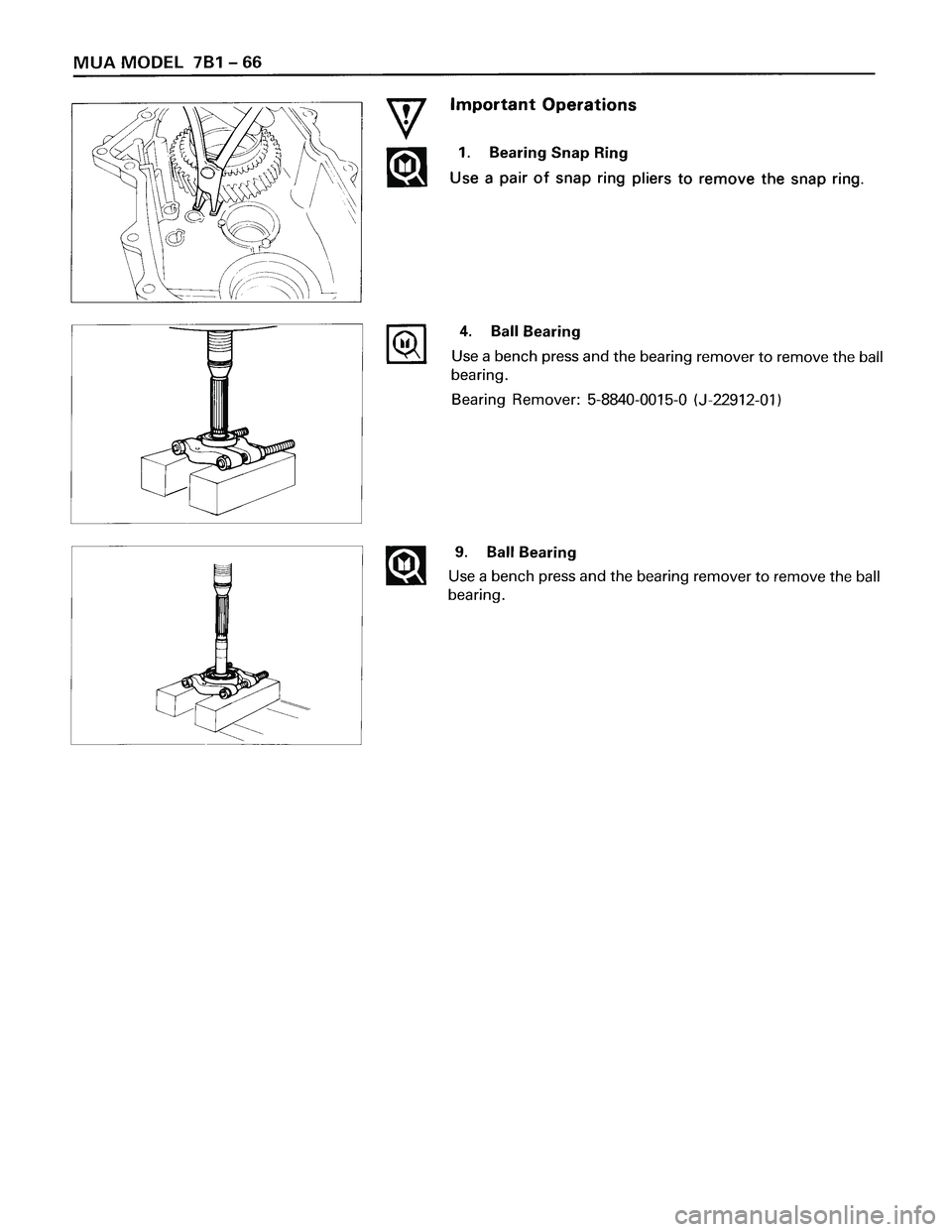 ISUZU TROOPER 1998  Service Repair Manual 