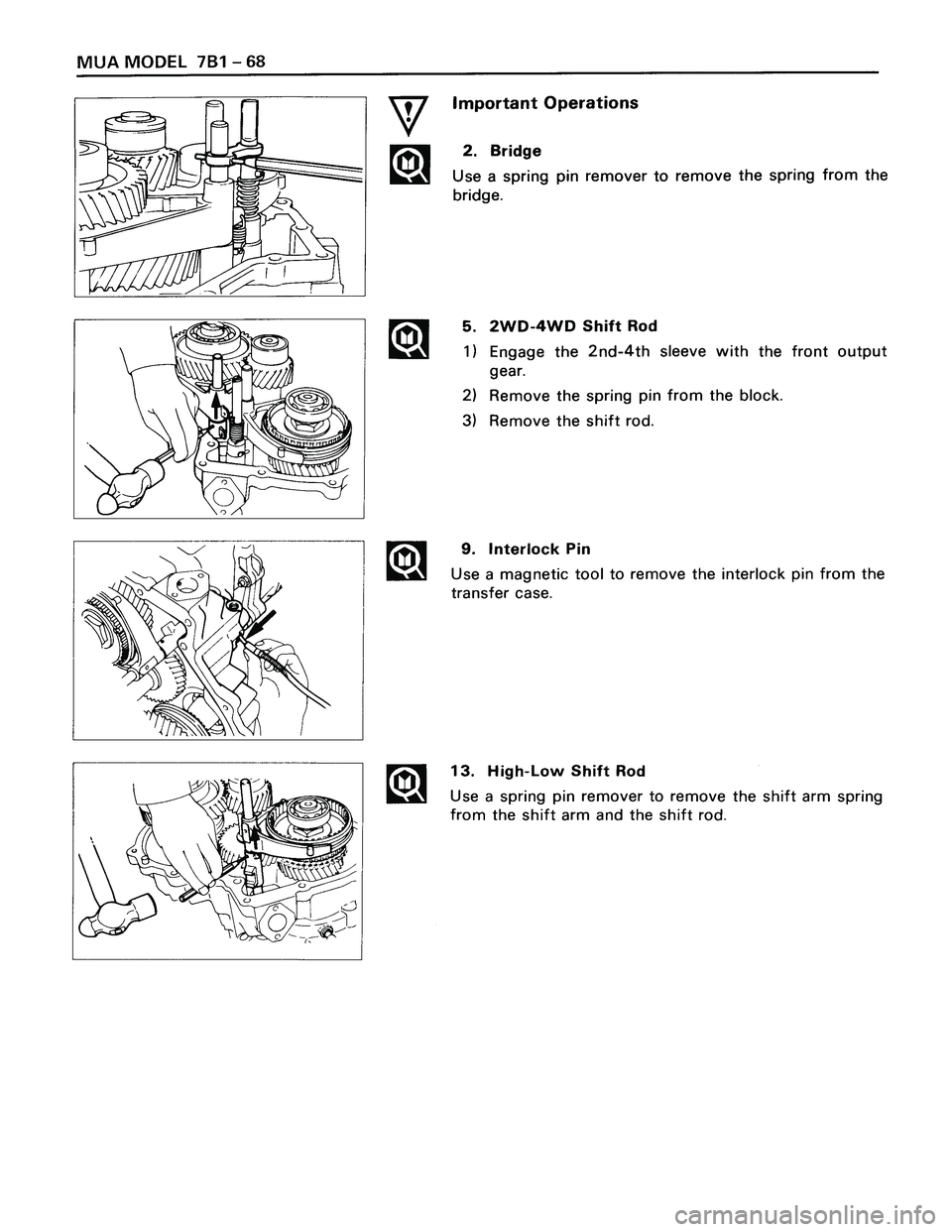 ISUZU TROOPER 1998  Service Repair Manual 