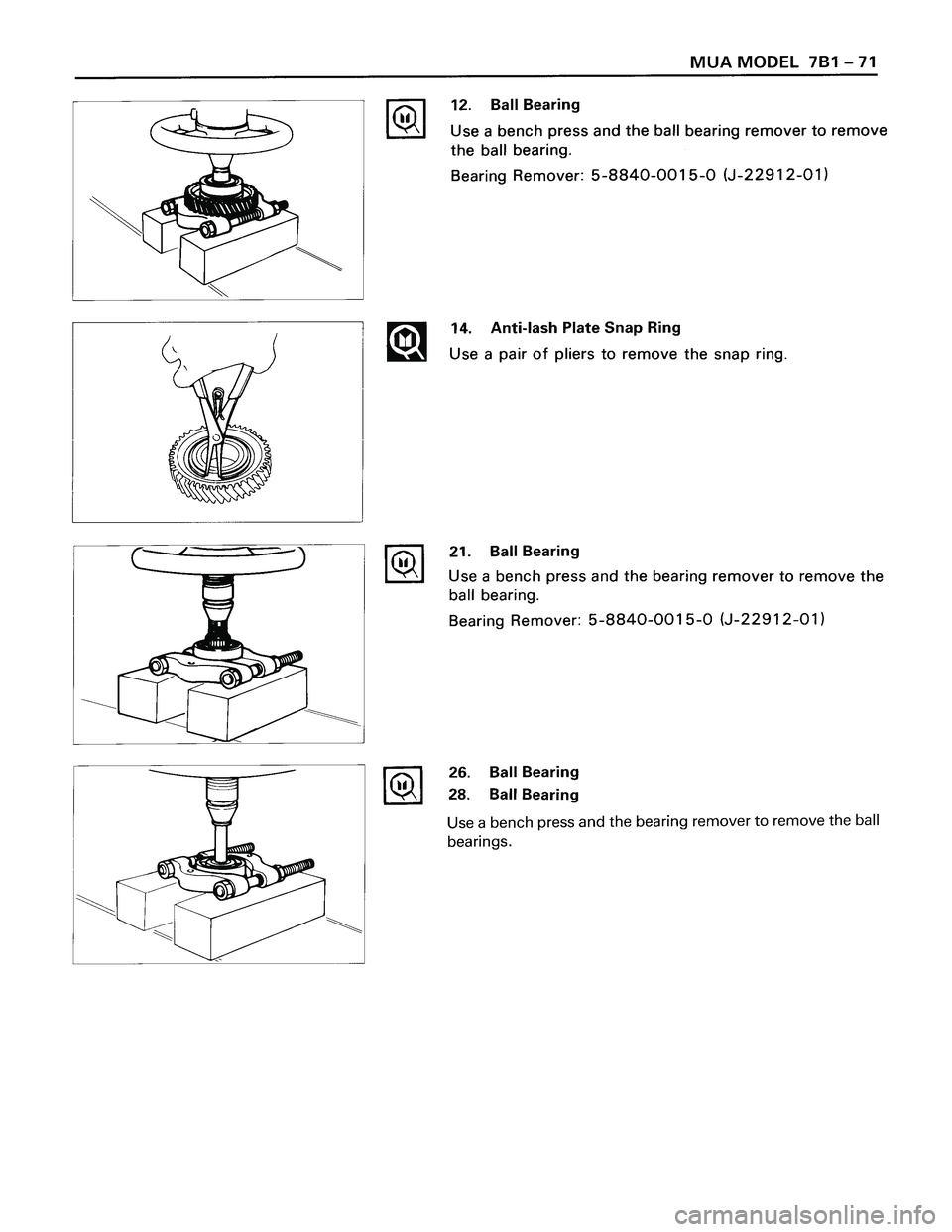 ISUZU TROOPER 1998  Service Repair Manual 