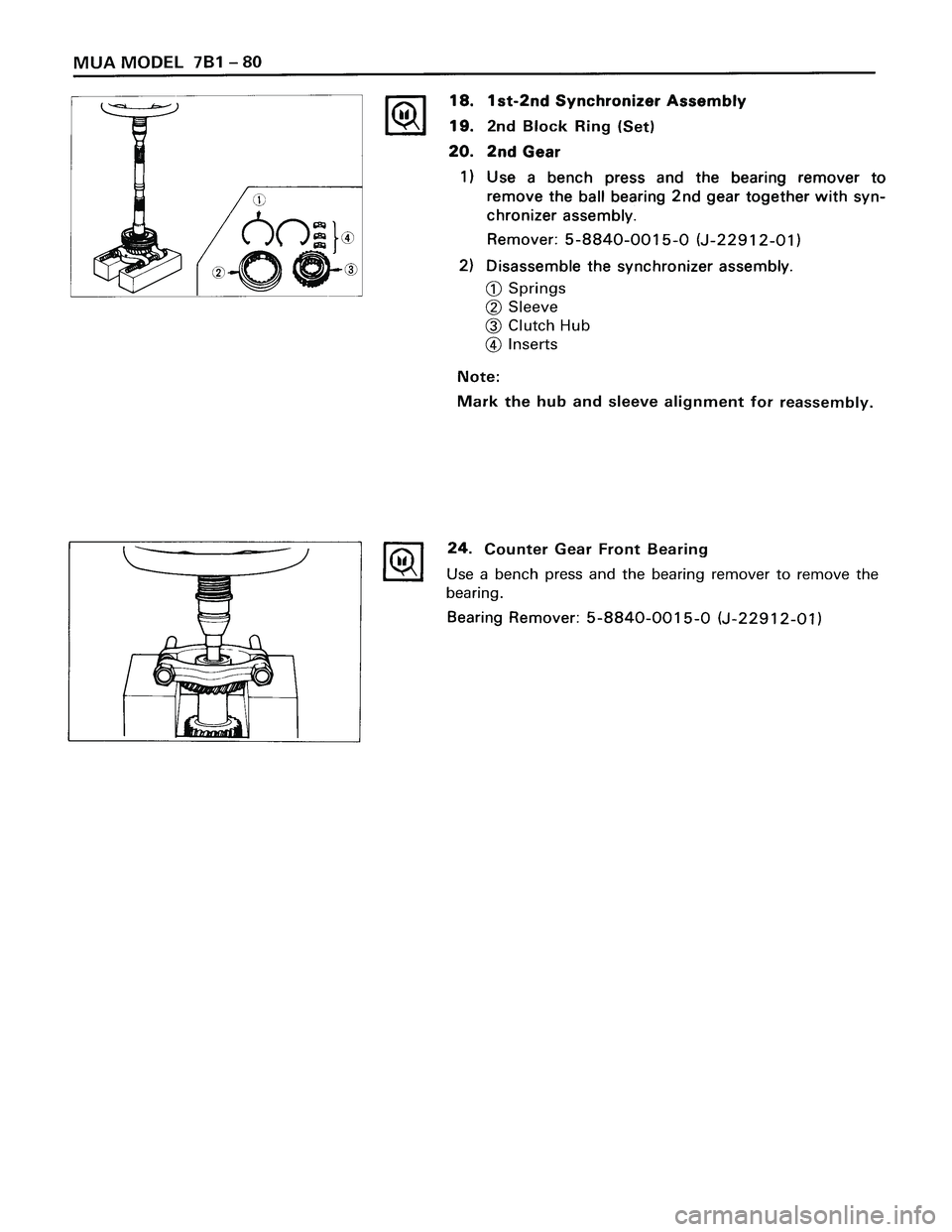 ISUZU TROOPER 1998  Service Repair Manual 