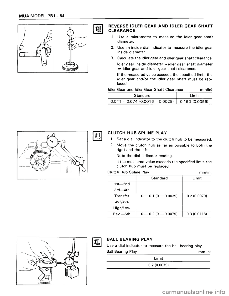 ISUZU TROOPER 1998  Service Repair Manual 