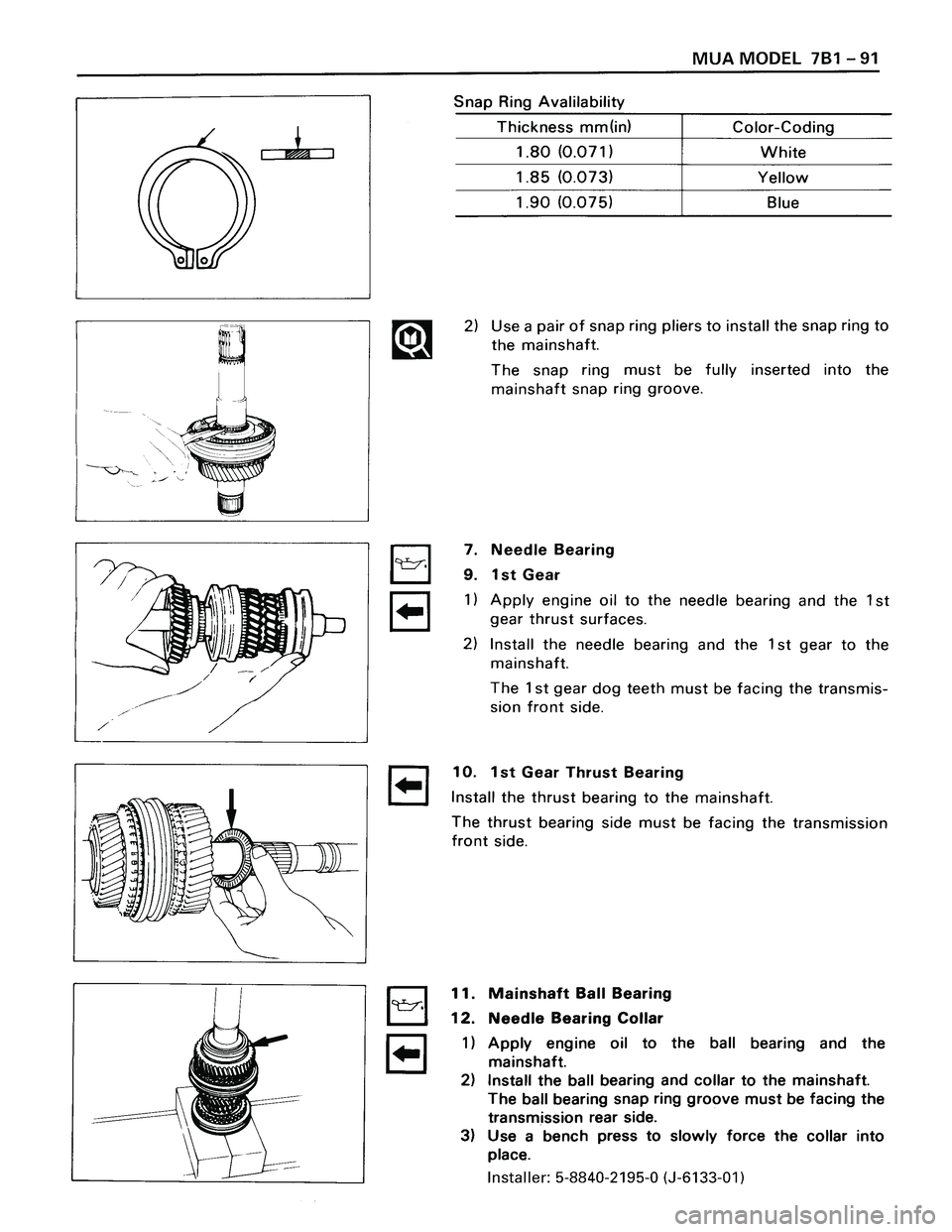 ISUZU TROOPER 1998  Service Repair Manual 
