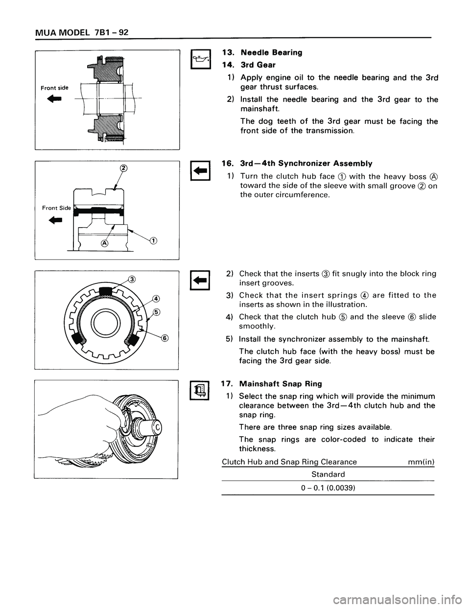 ISUZU TROOPER 1998  Service Repair Manual 
