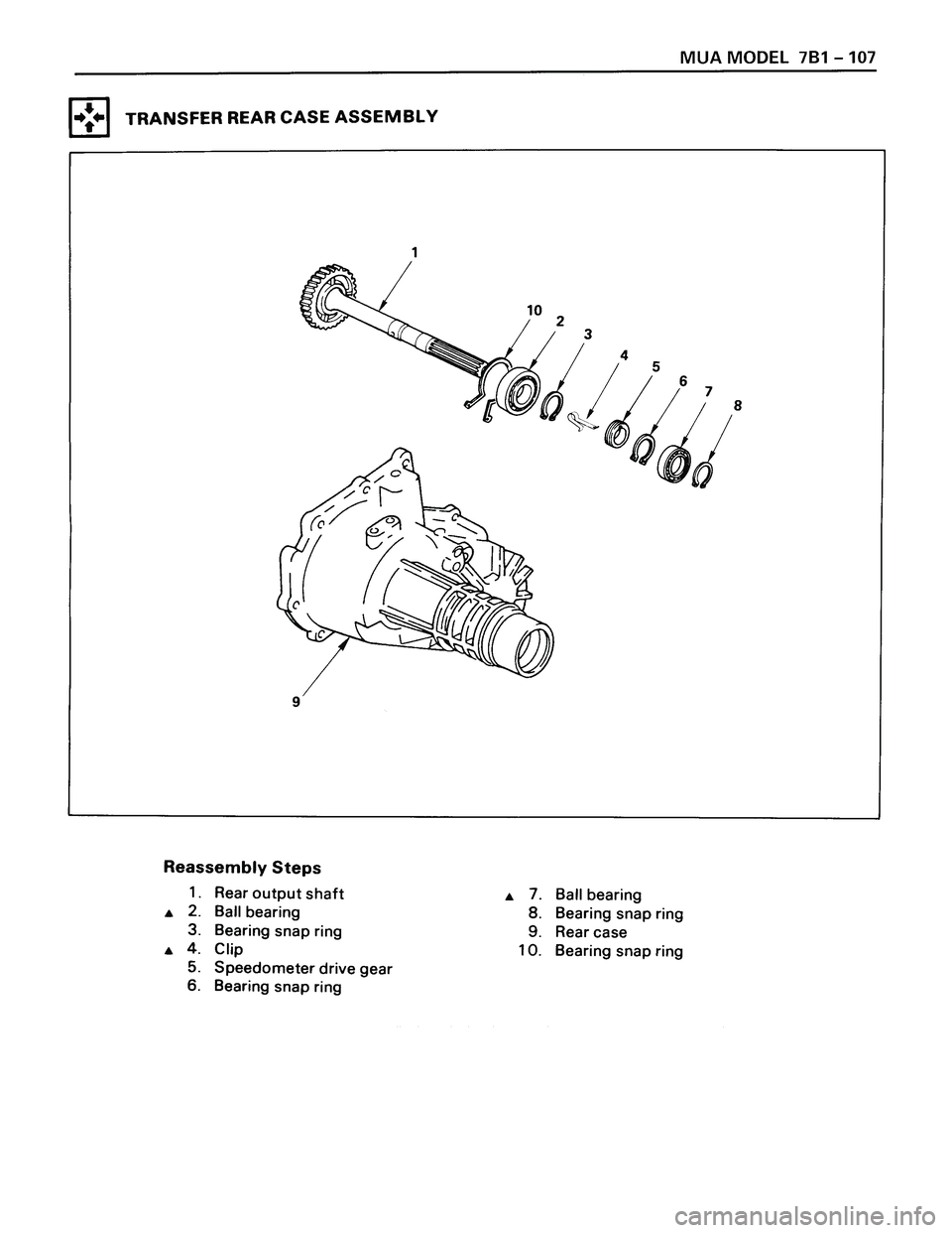 ISUZU TROOPER 1998  Service Repair Manual 