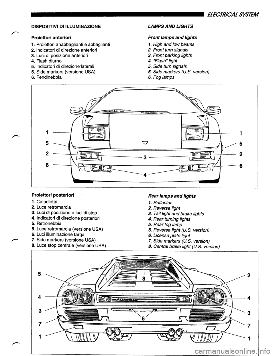 LAMBORGHINI DIABLO 1993  Service Repair Manual 