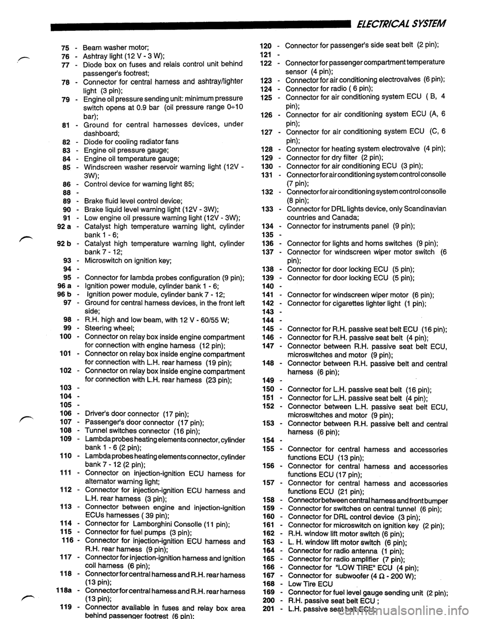 LAMBORGHINI DIABLO 1993 Service Repair Manual LAMBORGHINI DIABLO 1993 Service Repair Manual