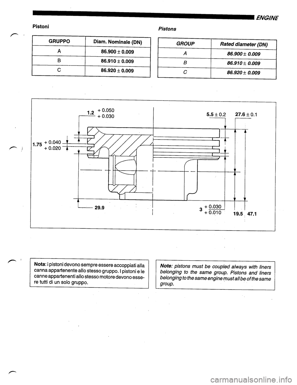 LAMBORGHINI DIABLO 1993  Service Owners Manual 