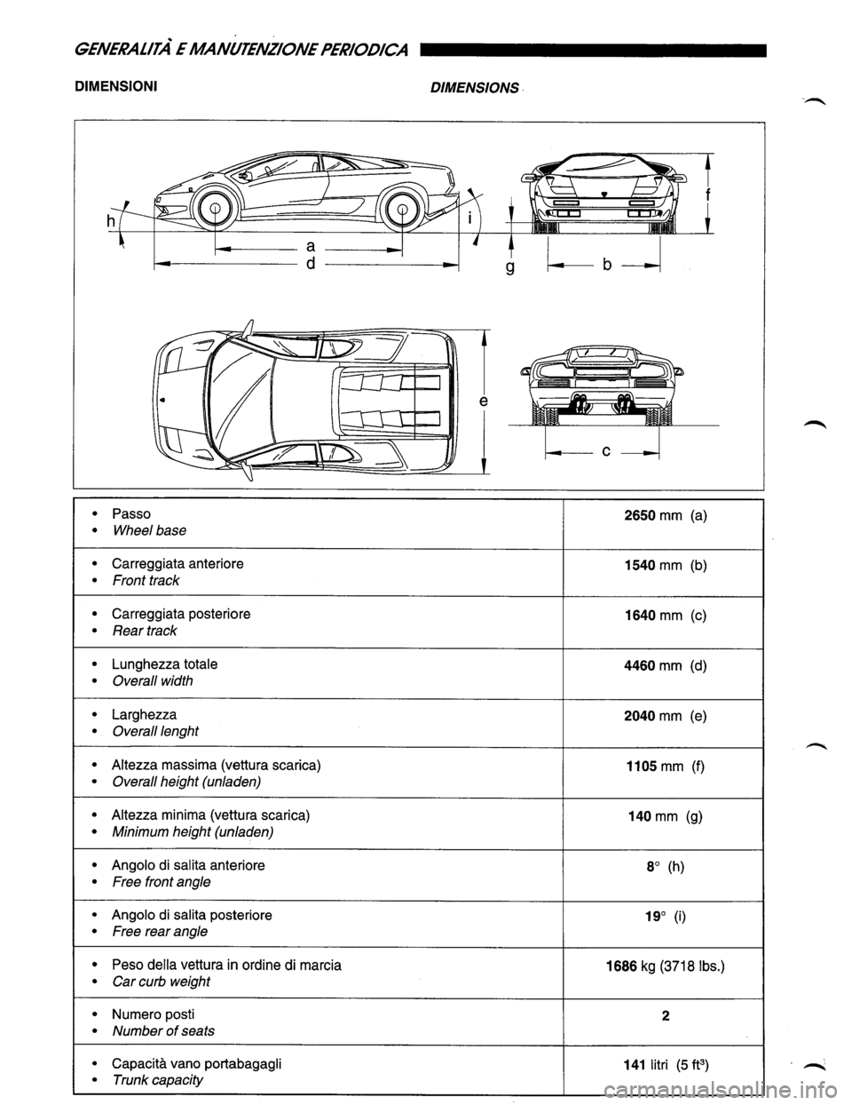 LAMBORGHINI DIABLO 1993  Service Repair Manual 