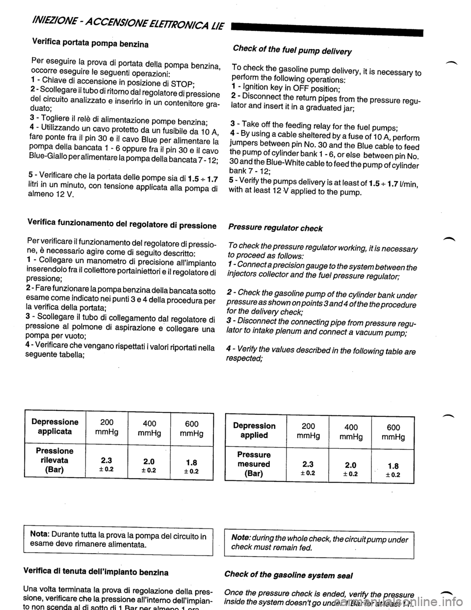 LAMBORGHINI DIABLO 1993 Service Owners Manual LAMBORGHINI DIABLO 1993 Service Owners Manual
