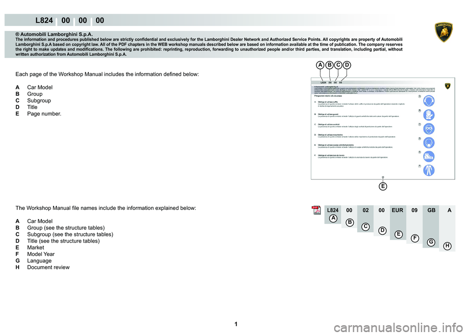 LAMBORGHINI MURCIÉLAGO 2009  Service Repair Manual 