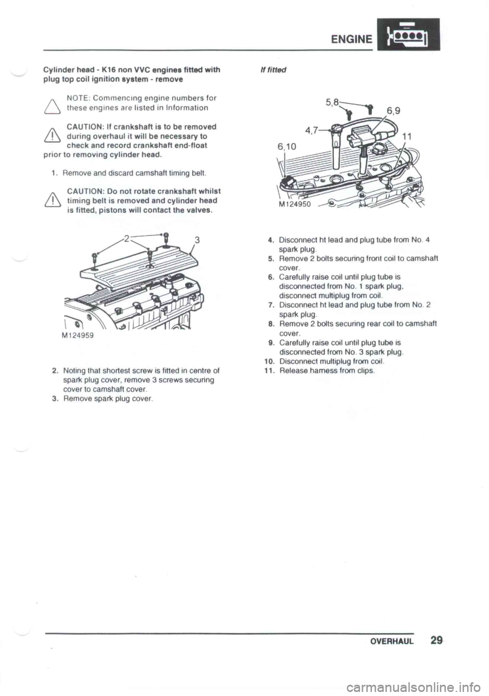LOTUS ELISE 2001  Service Repair Manual 