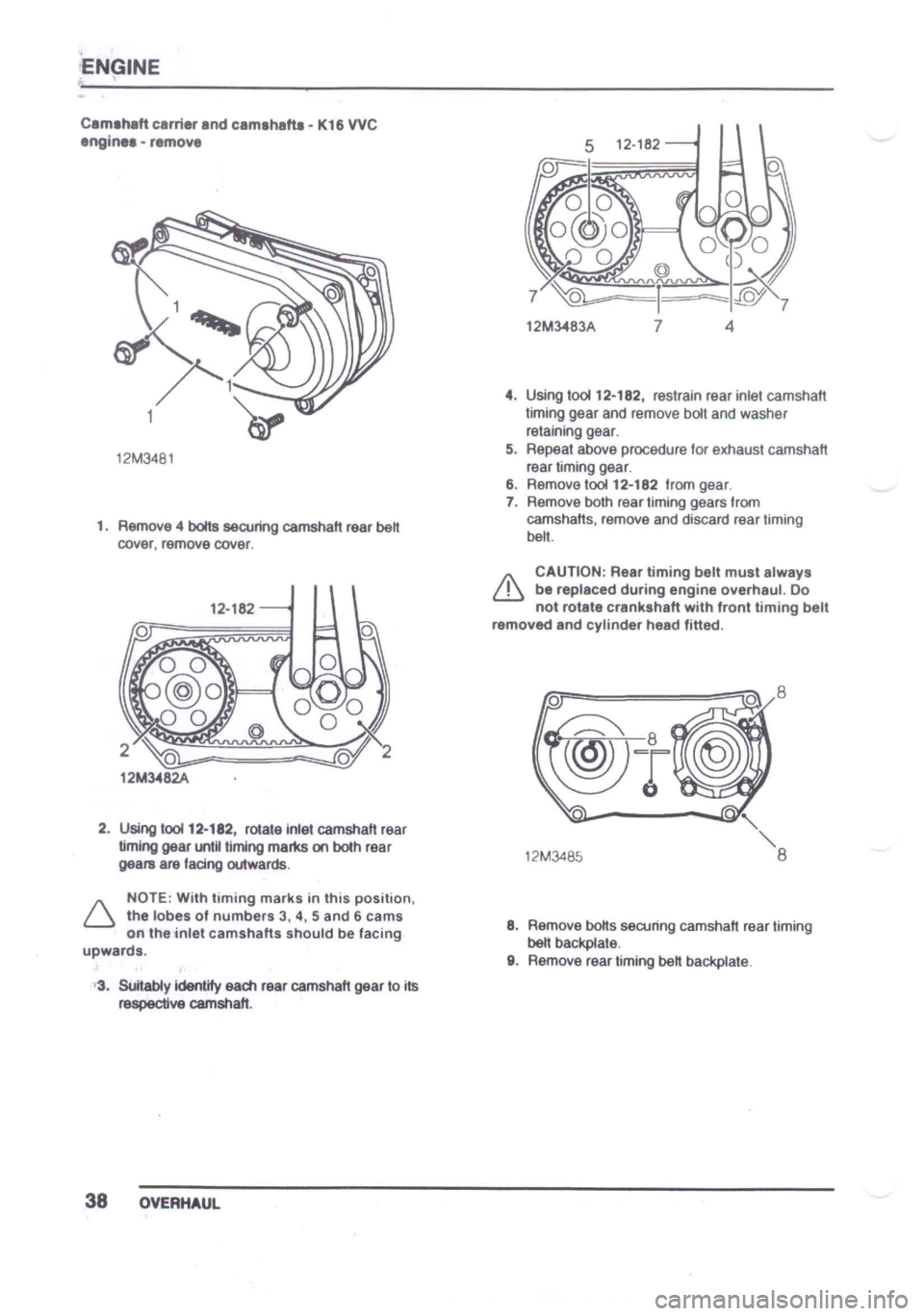 LOTUS ELISE 2001  Service Repair Manual 