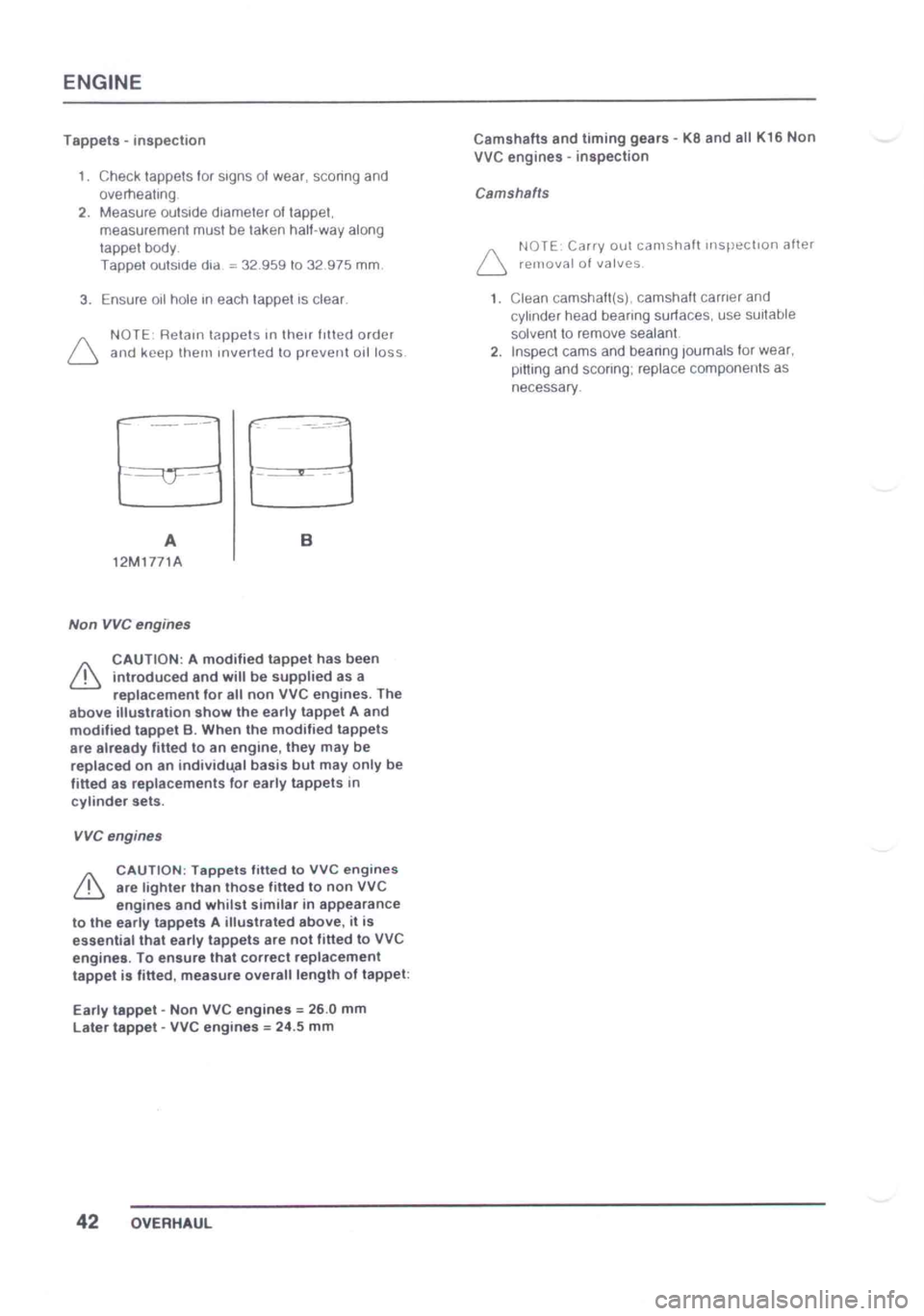 LOTUS ELISE 2001  Service Repair Manual 
