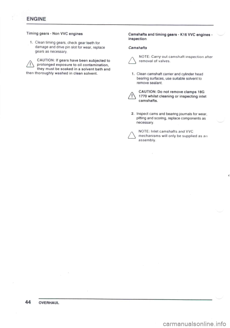 LOTUS ELISE 2001 Service Repair Manual LOTUS ELISE 2001 Service Repair Manual