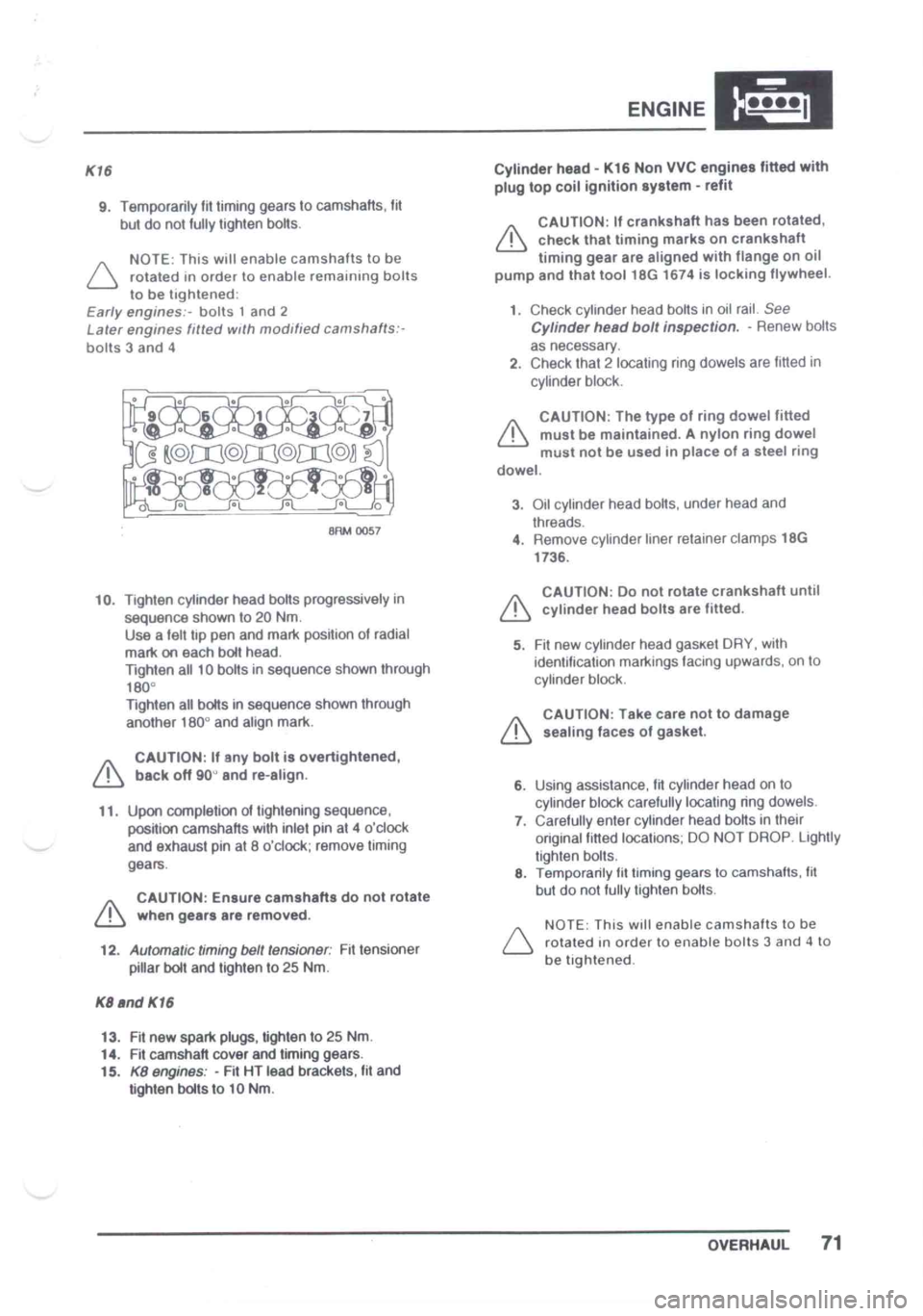 LOTUS ELISE 2001  Service Repair Manual 