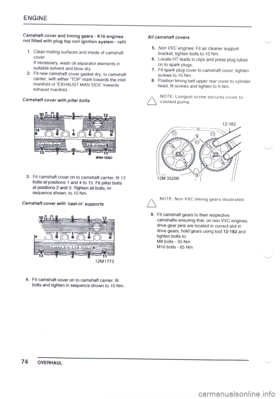 LOTUS ELISE 2001  Service Repair Manual 
