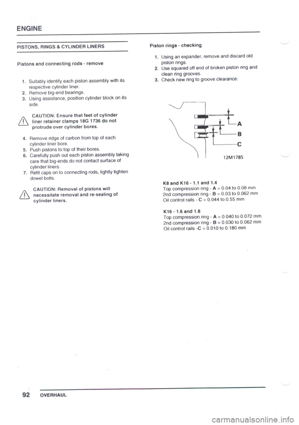 LOTUS ELISE 2001  Service Repair Manual 