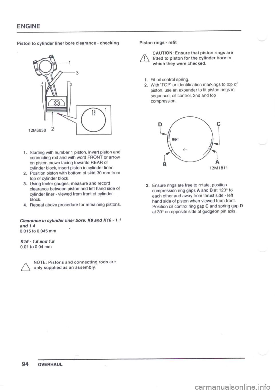 LOTUS ELISE 2001  Service Repair Manual 