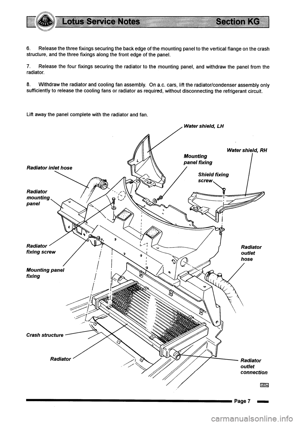 LOTUS ELISE 2001  Service Repair Manual 