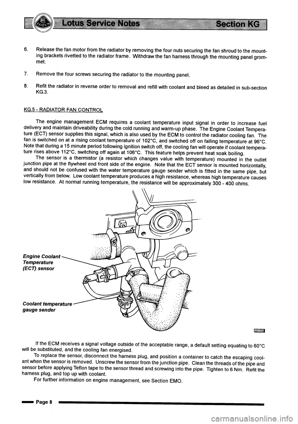LOTUS ELISE 2001  Service Repair Manual 