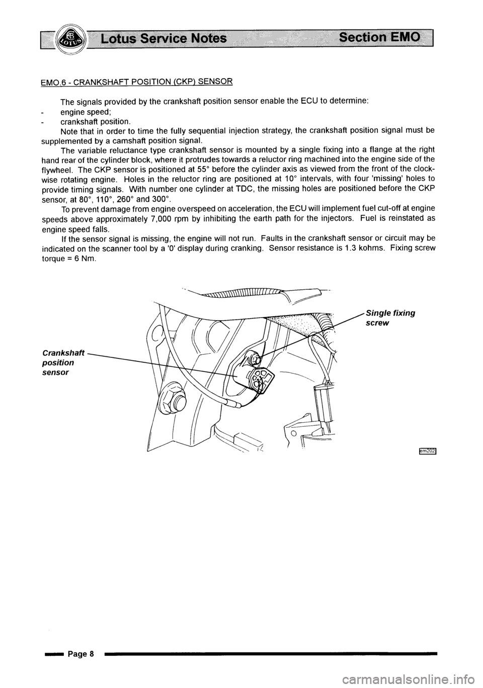 LOTUS ELISE 2001 Service Repair Manual LOTUS ELISE 2001 Service Repair Manual