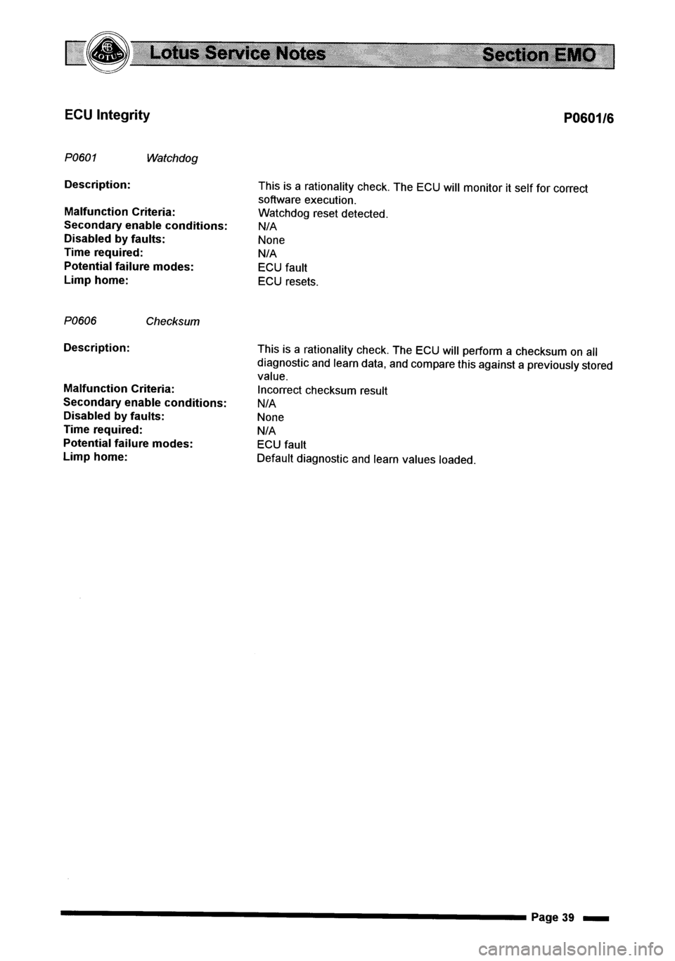 LOTUS ELISE 2001 Service Repair Manual LOTUS ELISE 2001 Service Repair Manual