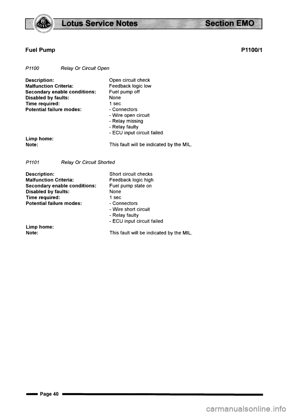 LOTUS ELISE 2001 Service Repair Manual LOTUS ELISE 2001 Service Repair Manual