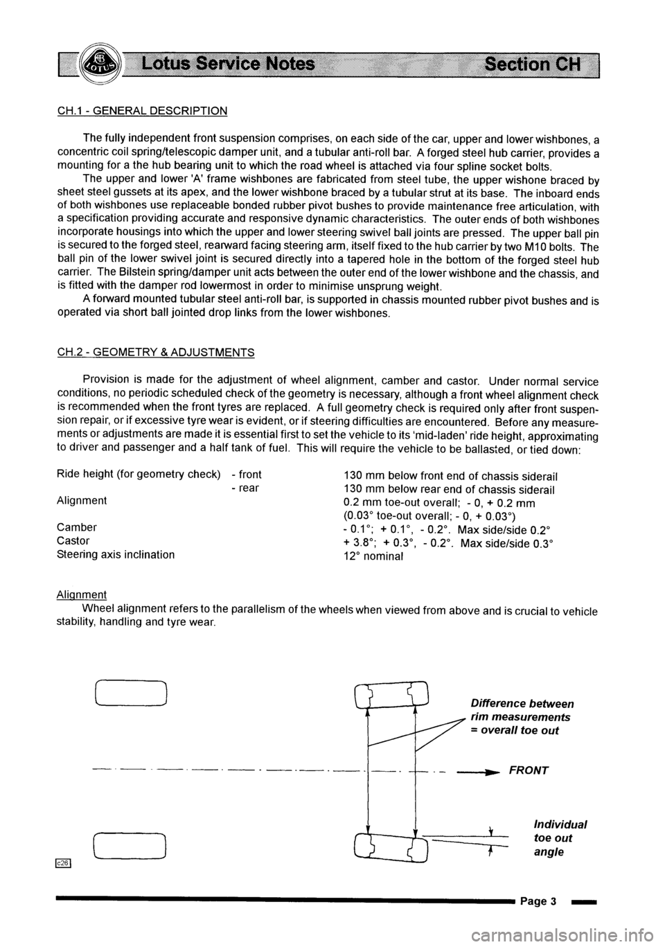 LOTUS ELISE 2001  Service Repair Manual 