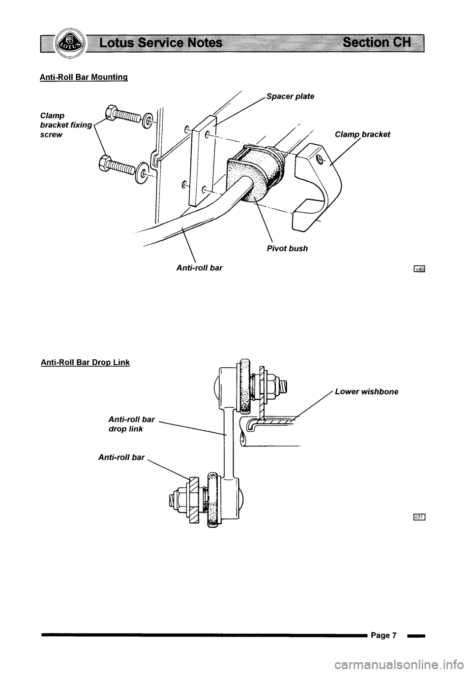 LOTUS ELISE 2001  Service Repair Manual 