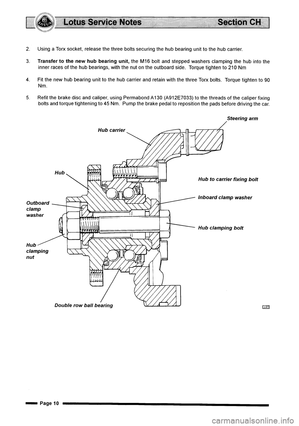 LOTUS ELISE 2001  Service Repair Manual 