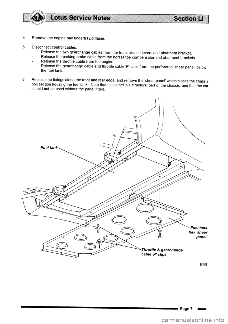LOTUS ELISE 2001 Service Repair Manual LOTUS ELISE 2001 Service Repair Manual