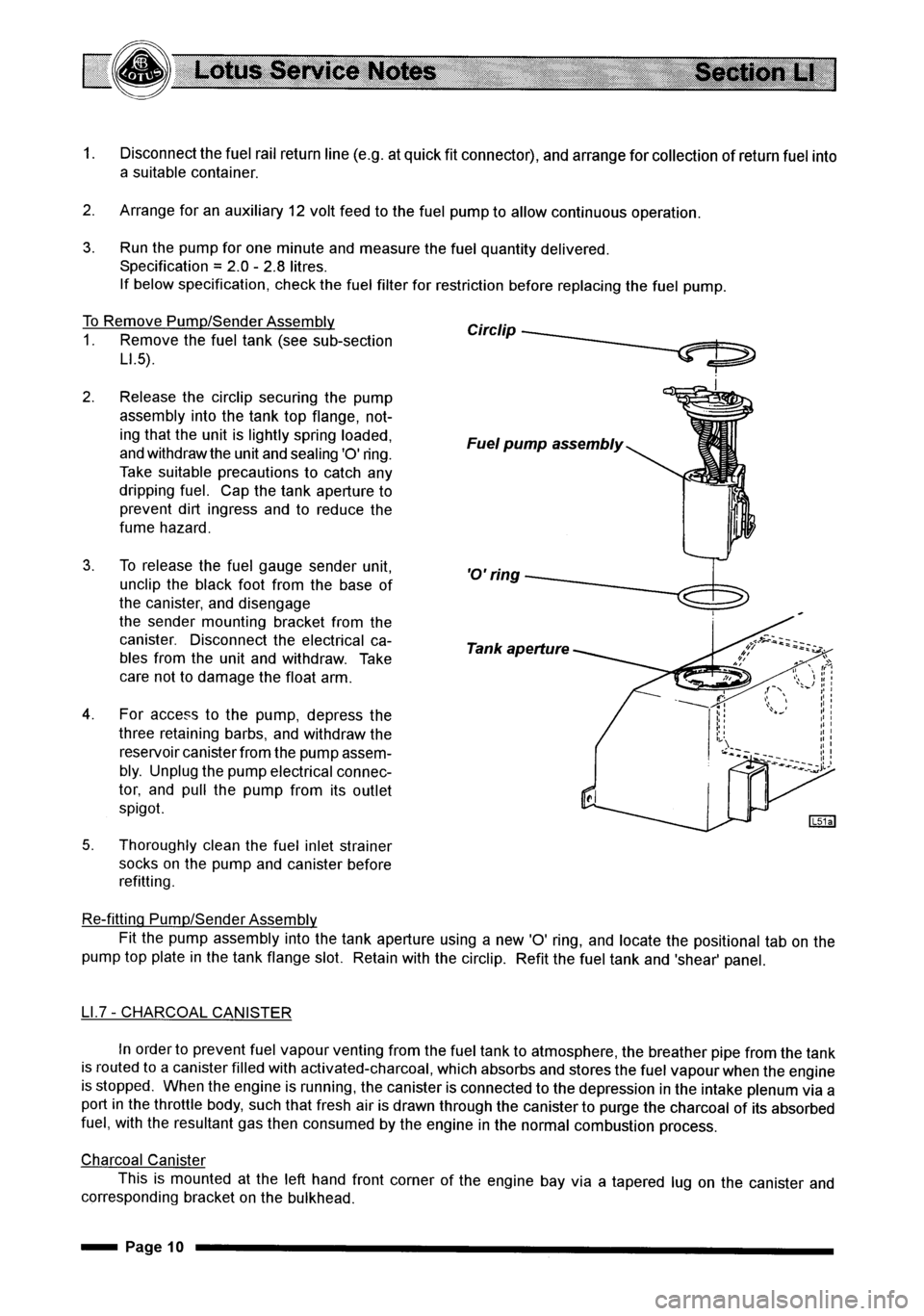 LOTUS ELISE 2001 Service Repair Manual LOTUS ELISE 2001 Service Repair Manual