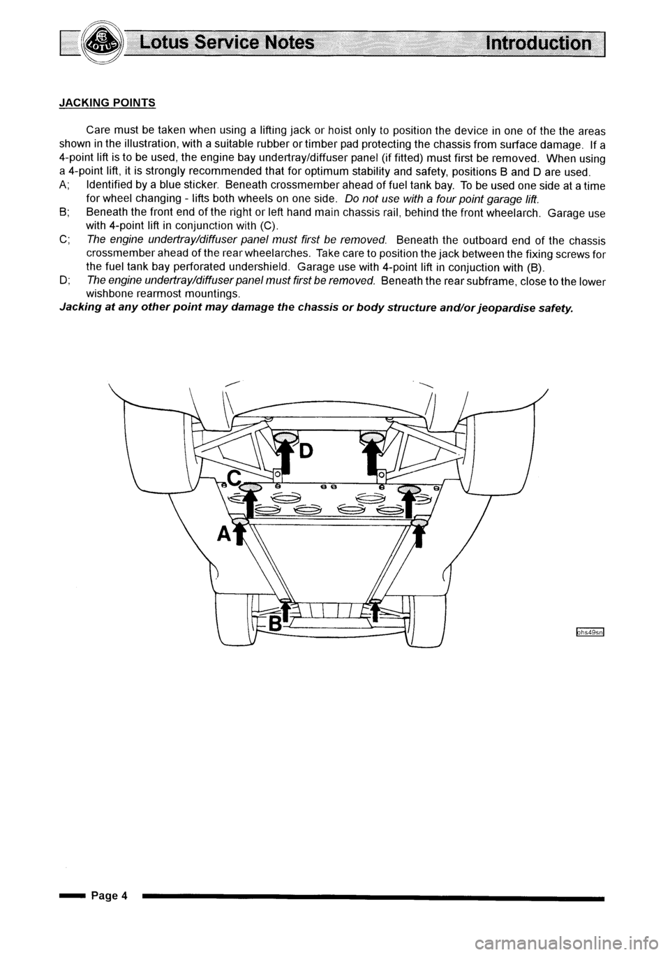 LOTUS ELISE 2001 Service Repair Manual LOTUS ELISE 2001 Service Repair Manual
