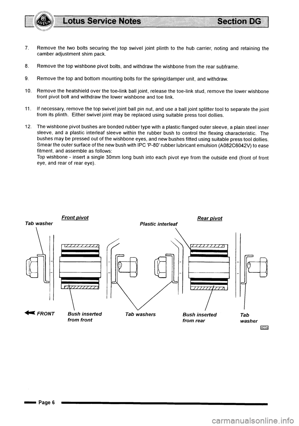 LOTUS ELISE 2001 Service Repair Manual LOTUS ELISE 2001 Service Repair Manual