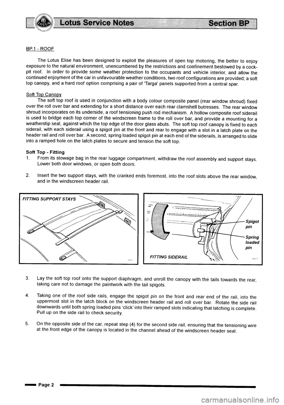 LOTUS ELISE 2001 Service Repair Manual LOTUS ELISE 2001 Service Repair Manual