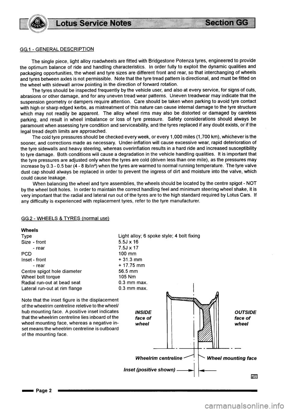 LOTUS ELISE 2001 Service Repair Manual LOTUS ELISE 2001 Service Repair Manual
