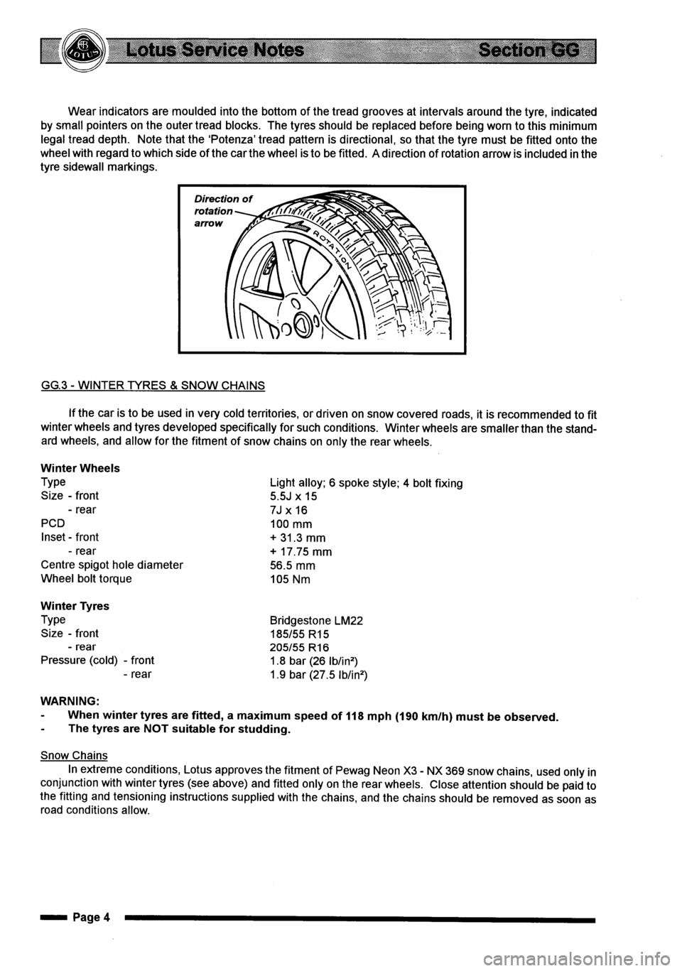 LOTUS ELISE 2001 Service Repair Manual LOTUS ELISE 2001 Service Repair Manual