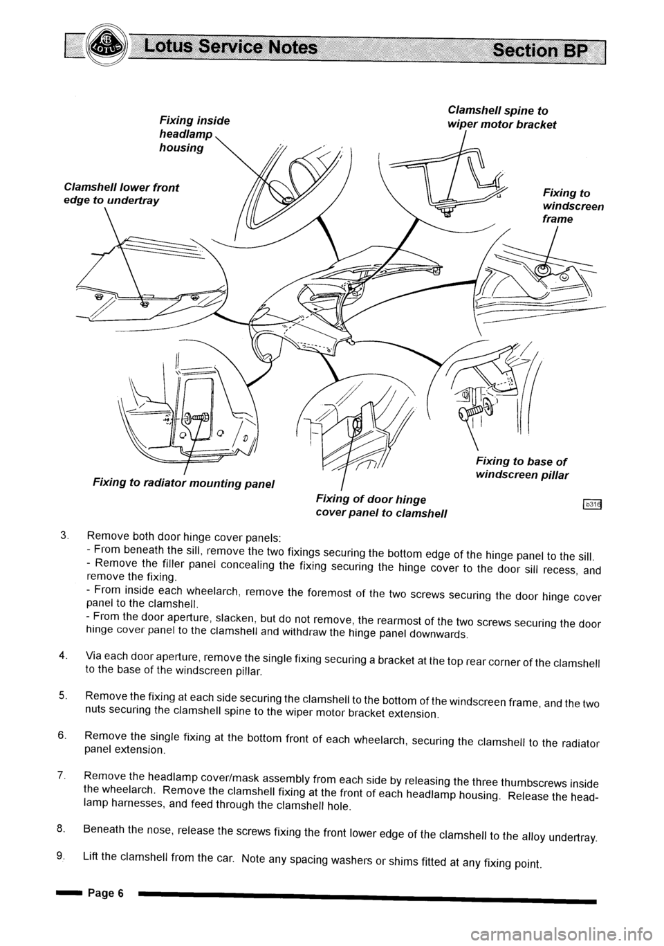 LOTUS ELISE 2001  Service Repair Manual 